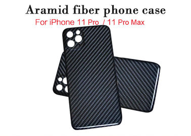 Pro cas d'iPhone de Max Aramid Case Carbon Fiber de plein de protection iPhone 11 brillant de style