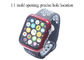 Boîtier de montre brillant rouge léger d'Apple de fibre de carbone 44mm